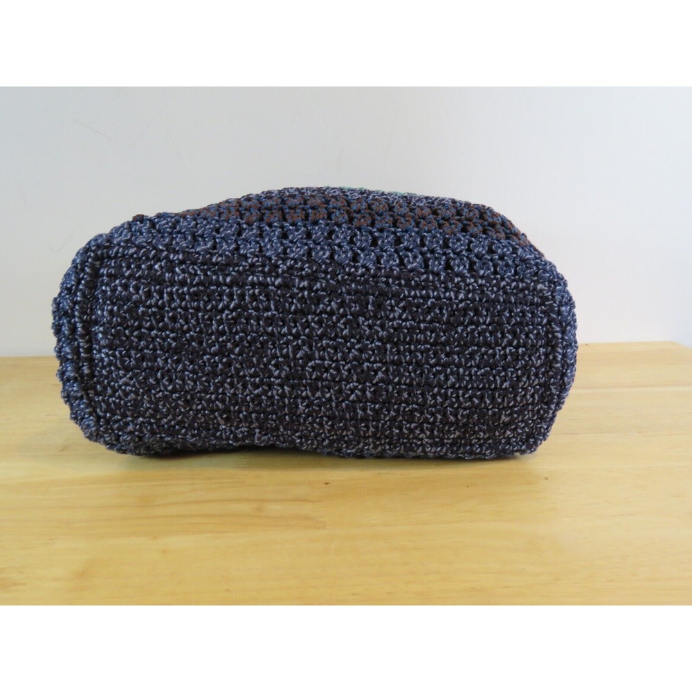 The Sak Casual Classic Styles Crochet Woven Dune Stripe Shoulder Bag Handbag - Picture 6 of 7